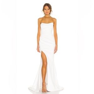 NWT KATIE MAY x NOEL AND JEAN DIVINITY GOWN WEDDING DRESS REHEARSAL DRESS SMALL
